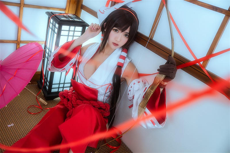 网红Coser@鳗鱼霏儿 - 巫女 [19P/142MB] 网红写真-第3张