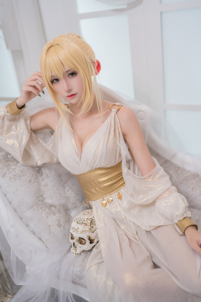 人气动漫Coser@腐团儿Ikaros 尼禄 [10P/94.4MB] 网红写真-第2张