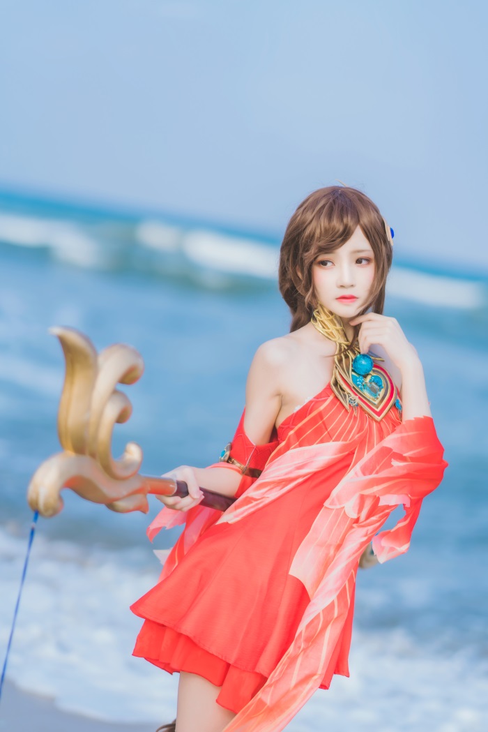 人气Coser@桜桃喵 – 王者荣耀沧海大乔 [26P/367MB] 网红写真-第4张