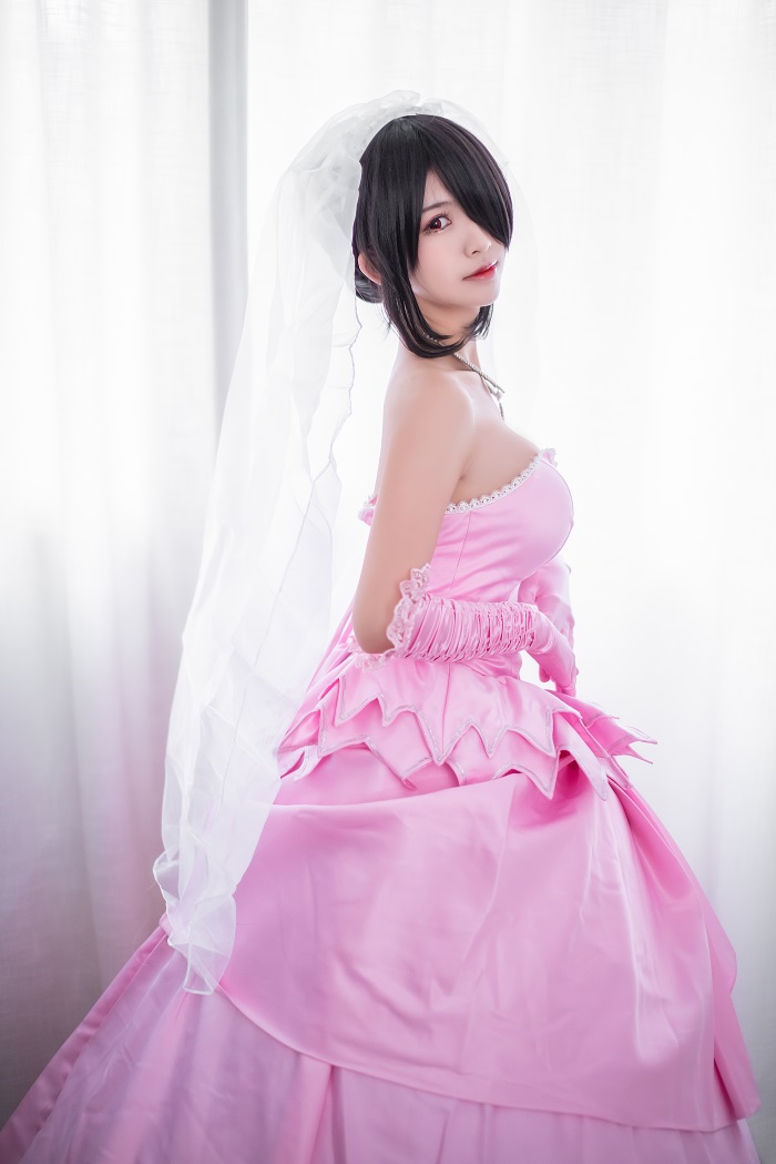 人气动漫Coser@鳗鱼霏儿 - 狂三系列 婚纱 [14P/308MB] 网红写真-第2张