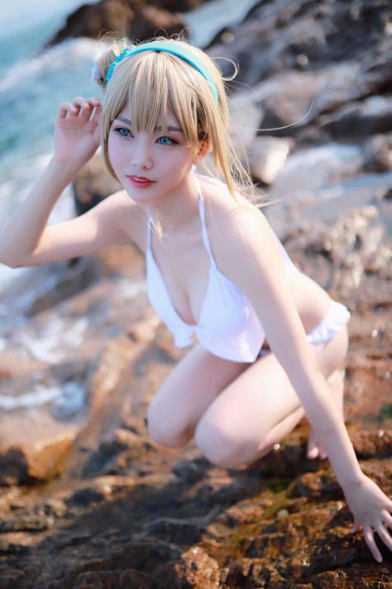 微博人气Coser@抖娘-利世 海边索米 [30P/88MB] 网红写真-第1张