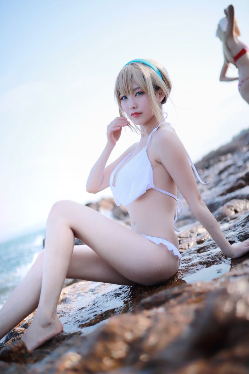 微博人气Coser@抖娘-利世 海边索米 [30P/88MB] 网红写真-第4张