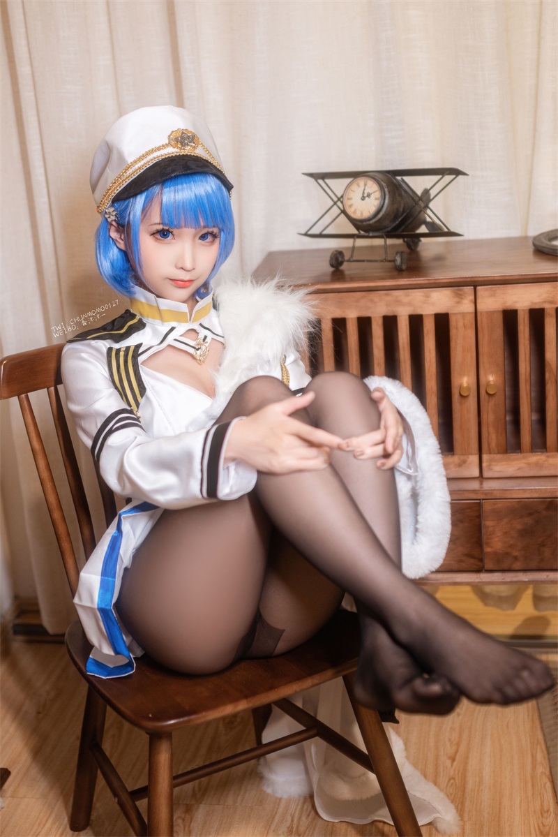 网红Coser@蠢沫沫 恰巴耶夫原皮 [40P/479MB] 网红写真-第1张