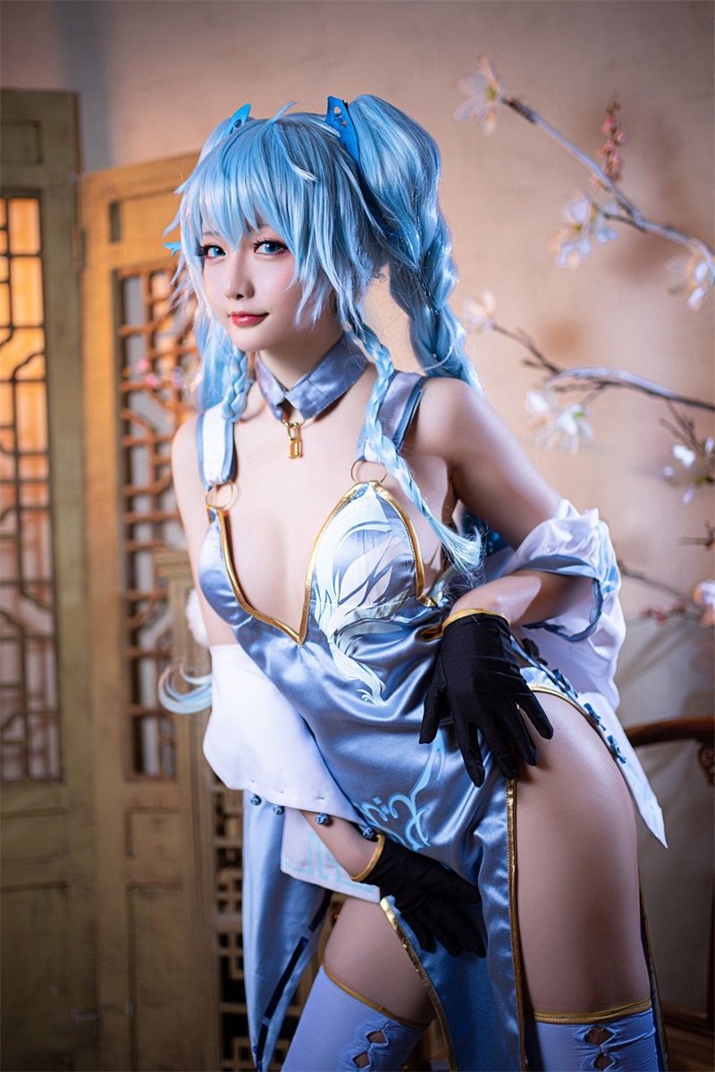 网红Coser@星之迟迟 秘密花园 PA15翠雀媚 [14P/55MB] 网红写真-第1张