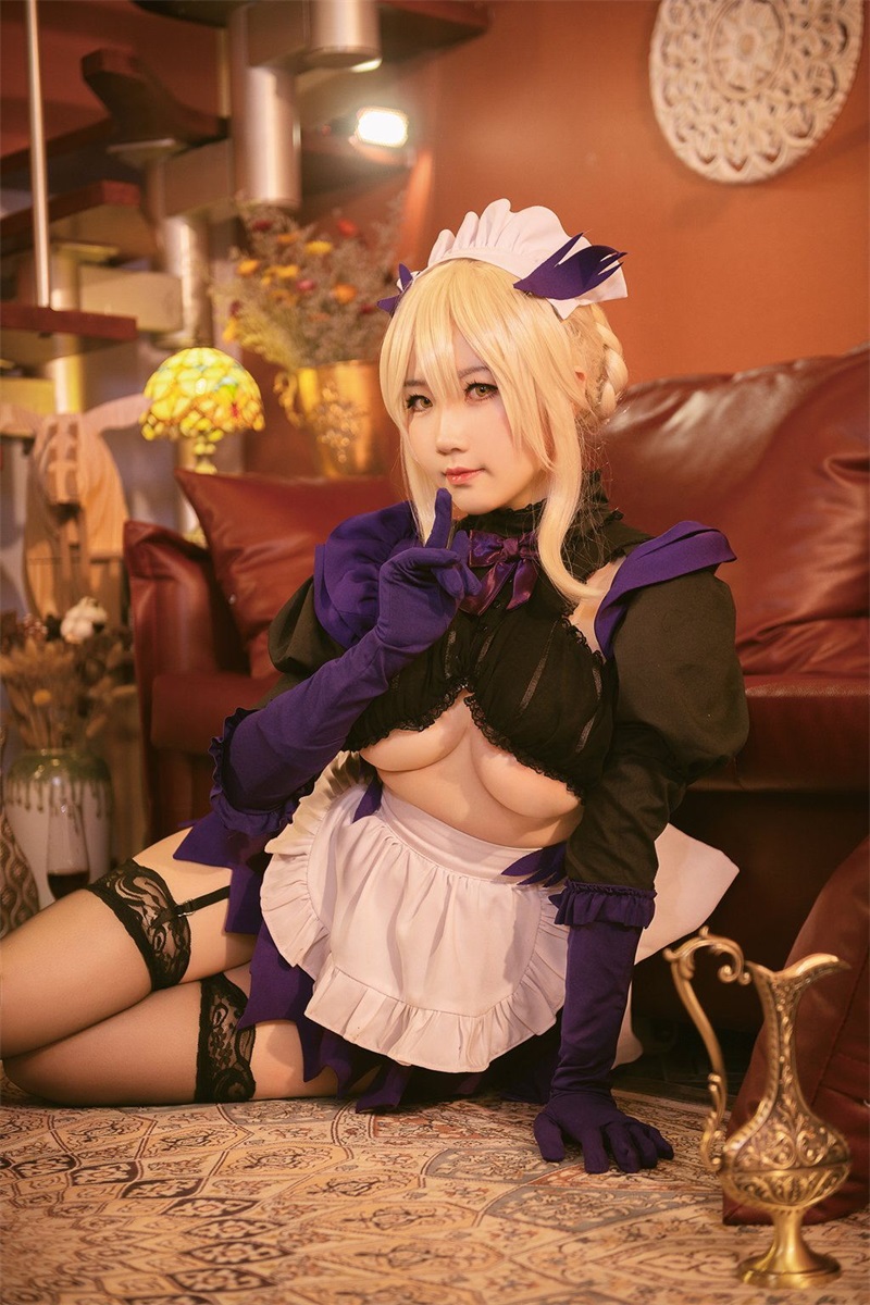 网红Coser@是本末末 黑枪呆女仆 [28P/143MB] 网红写真-第3张