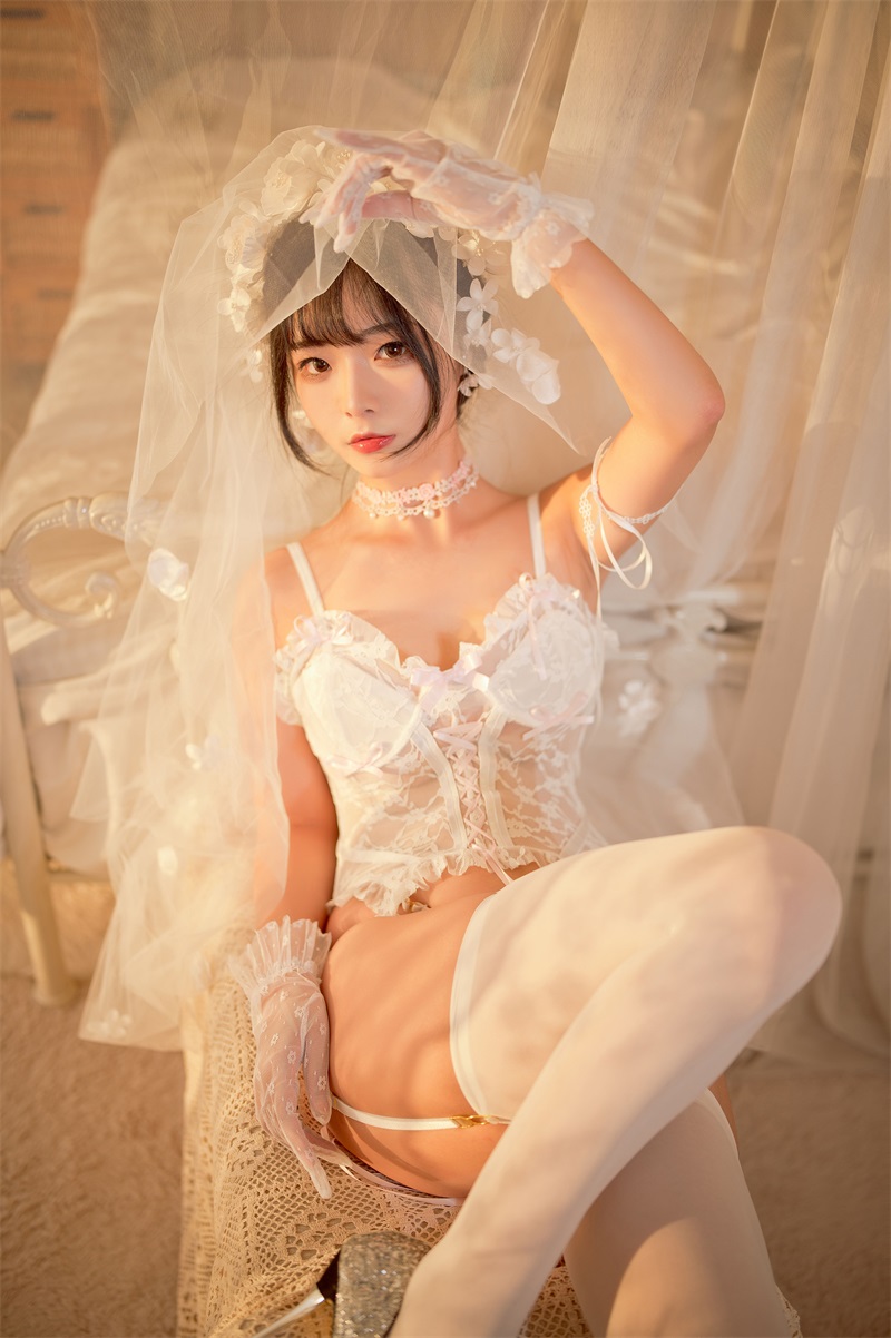 网红Coser@yuuhui玉汇 纯白花嫁 [60P/860MB] 网红写真-第1张