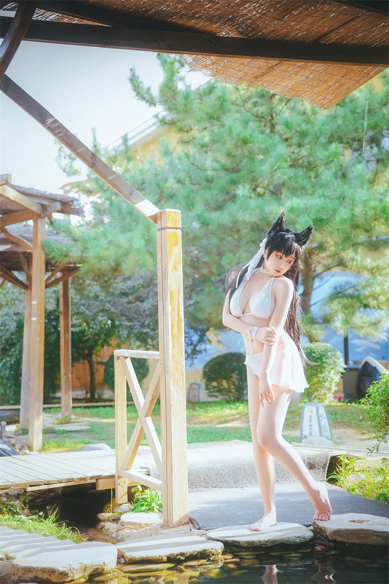 网红Coser@-桃夭葵- 犬泳衣 [15P/206MB] 网红写真-第4张