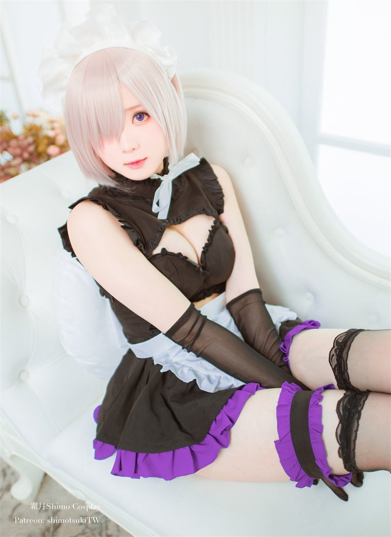 网红Coser@霜月shimo 玛修女仆 [14P/131MB] 网红写真-第4张