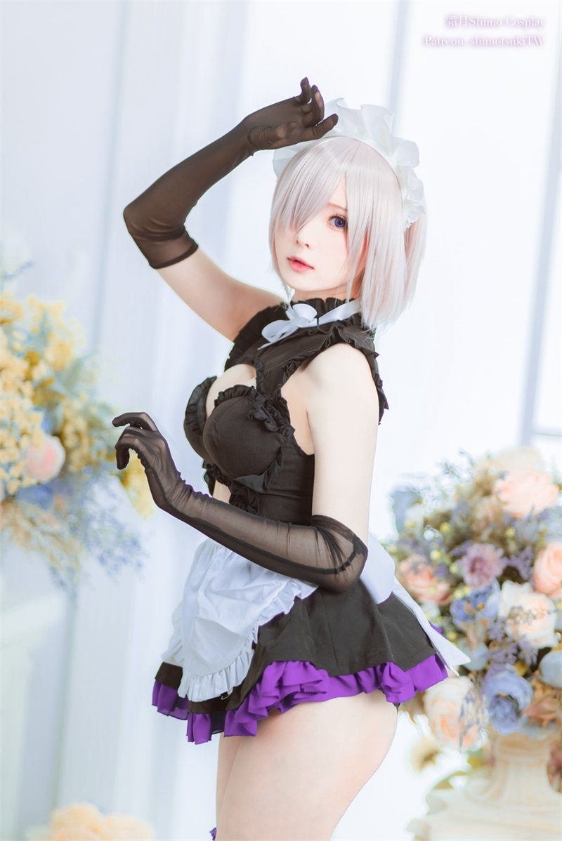 网红Coser@霜月shimo 玛修女仆 [14P/131MB] 网红写真-第2张