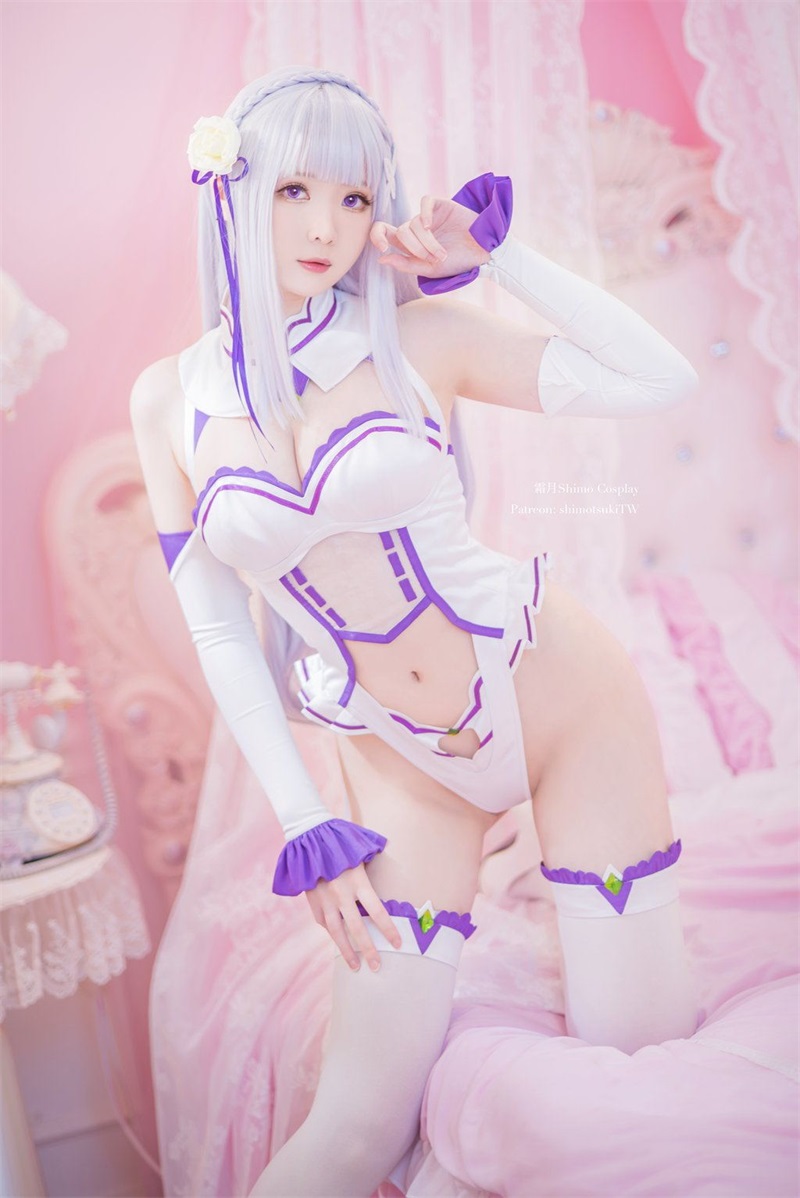 网红Coser@霜月shimo 艾米莉亚 [17P/218MB] 网红写真-第4张