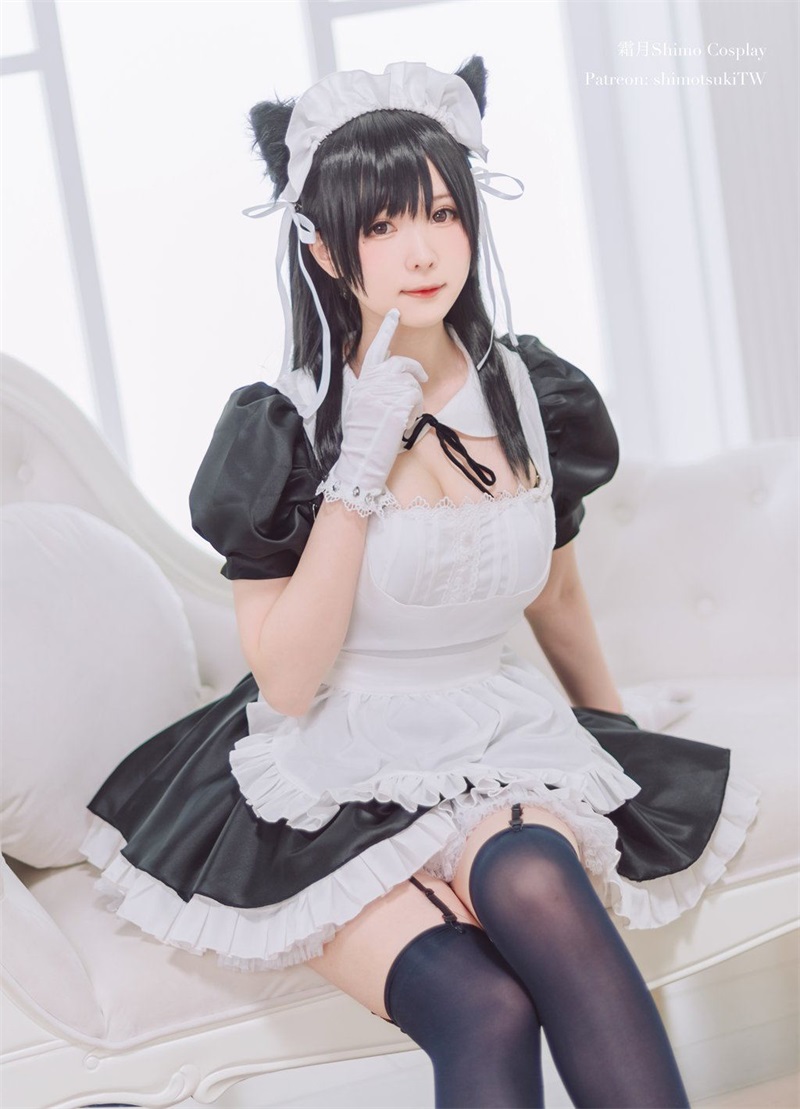 网红Coser@霜月shimo 爱宕女仆 [16P/174MB] 网红写真-第4张