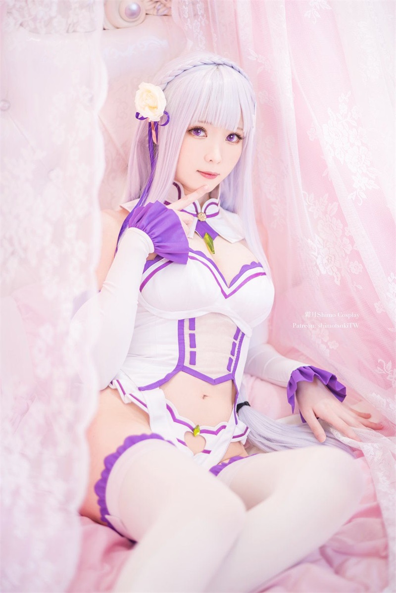 网红Coser@霜月shimo 艾米莉亚 [17P/218MB] 网红写真-第3张