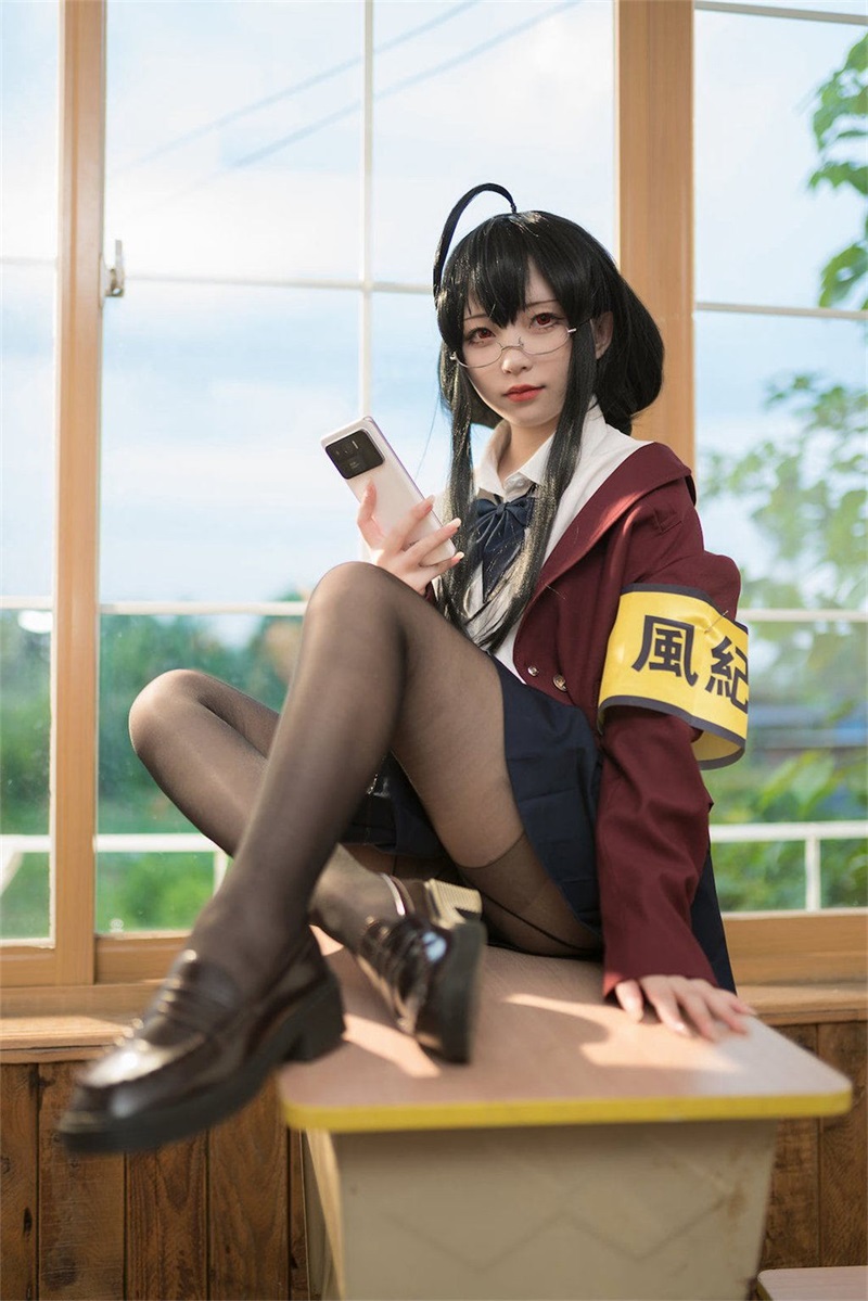 网红Coser@花铃 大凤jk放学后风纪委员 [71P/592MB] 网红写真-第1张