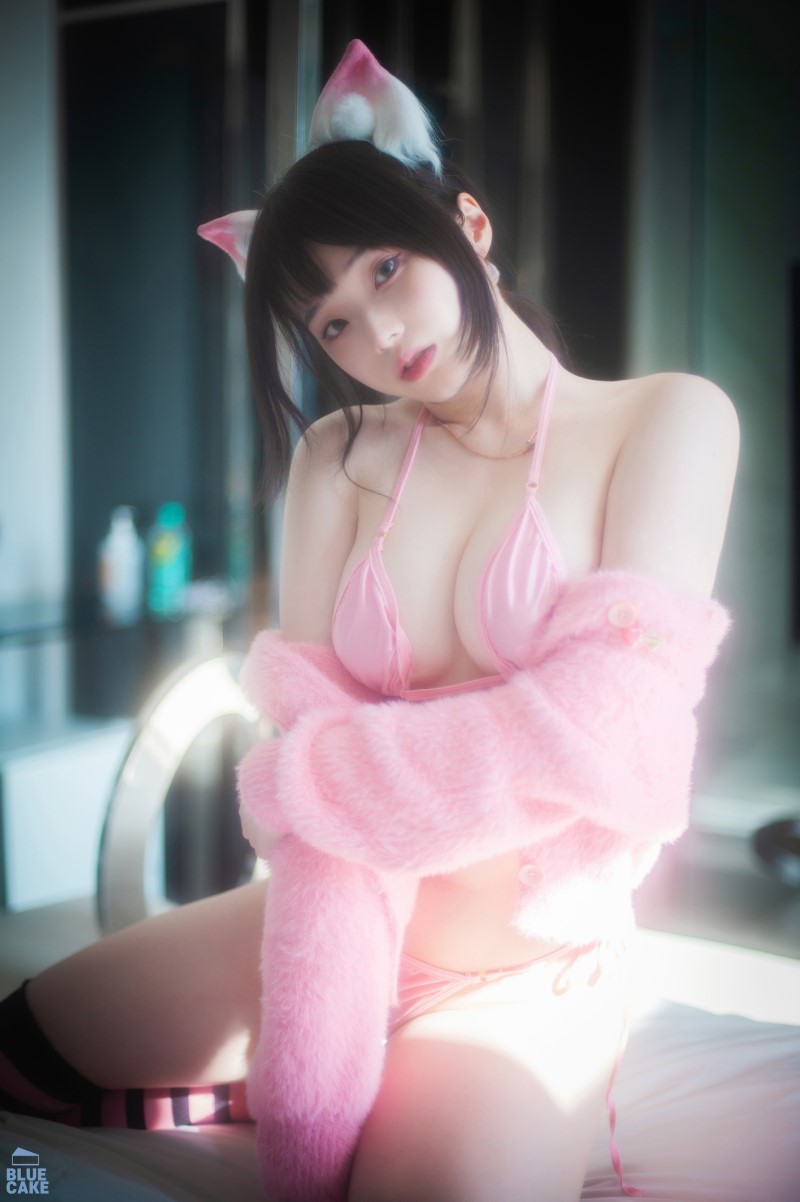 韩国摄影[BlueCake] NO.034 Bambi - Naughty Cats Pink & Mint RED [145P/684MB] 其它写真-第3张