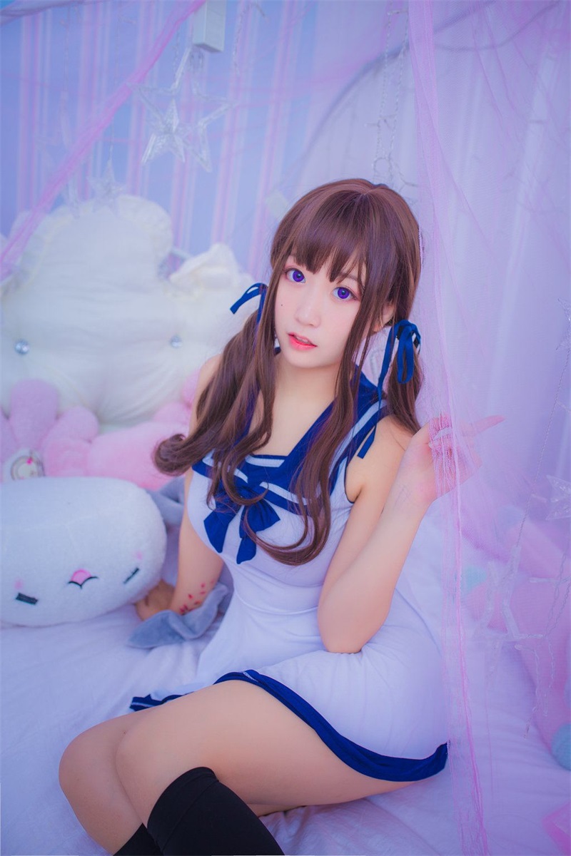 网紅Coser@020 猫九酱 连衣水手服[11P-105.19MB] 网红写真-第3张