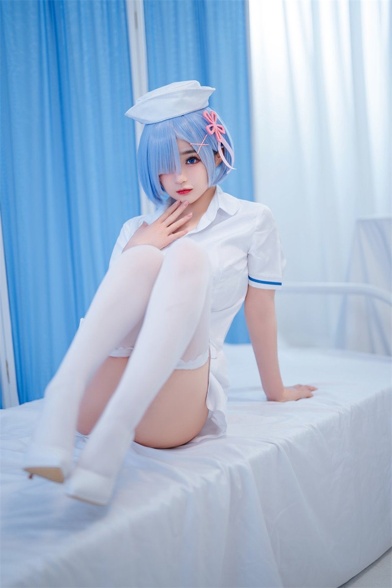 网紅Coser@桜井宁宁 NO.057 雷姆护士 [108P-1.50GB] 网红写真-第1张