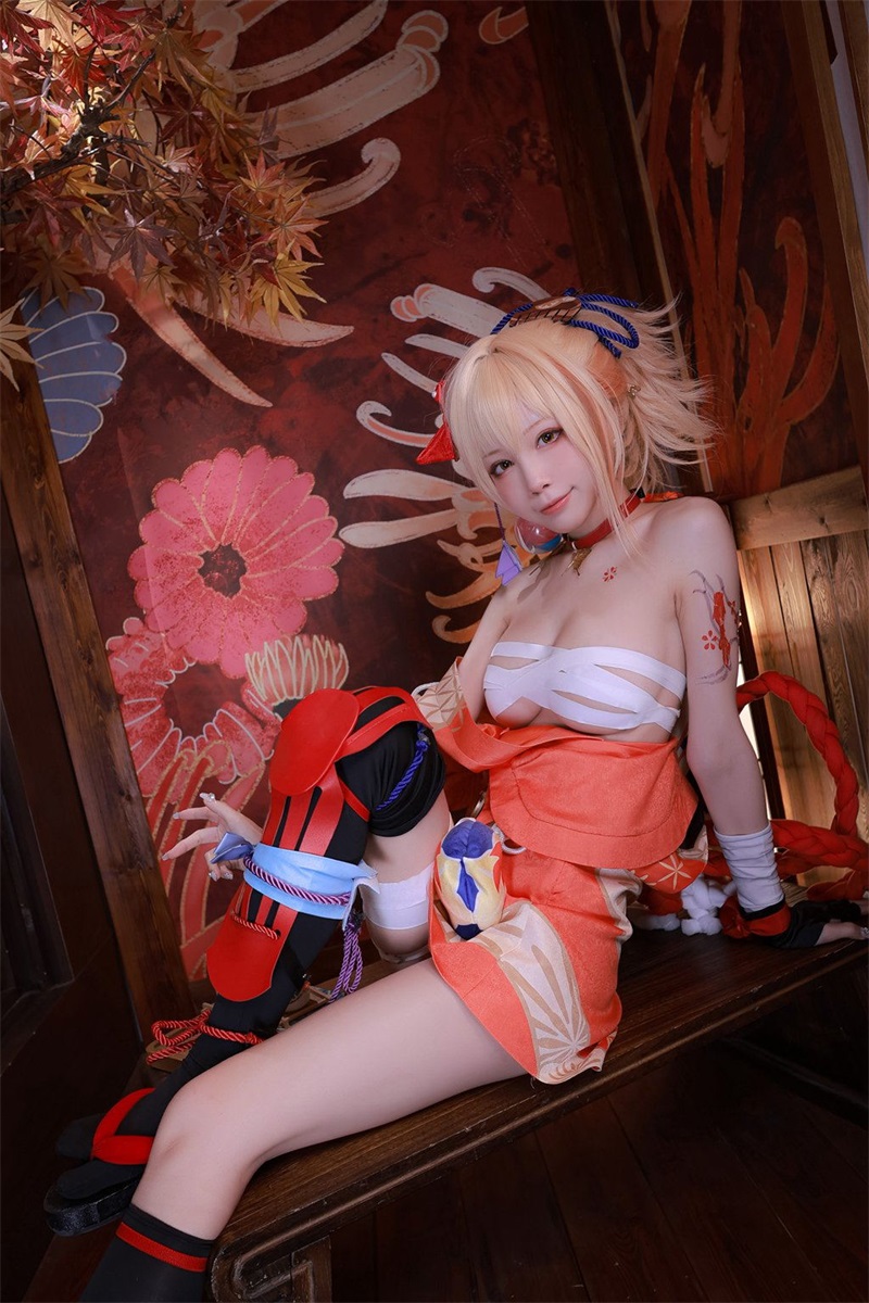 网紅Coser@水淼aqua 宵宫 [101P/121MB] 网红写真-第1张