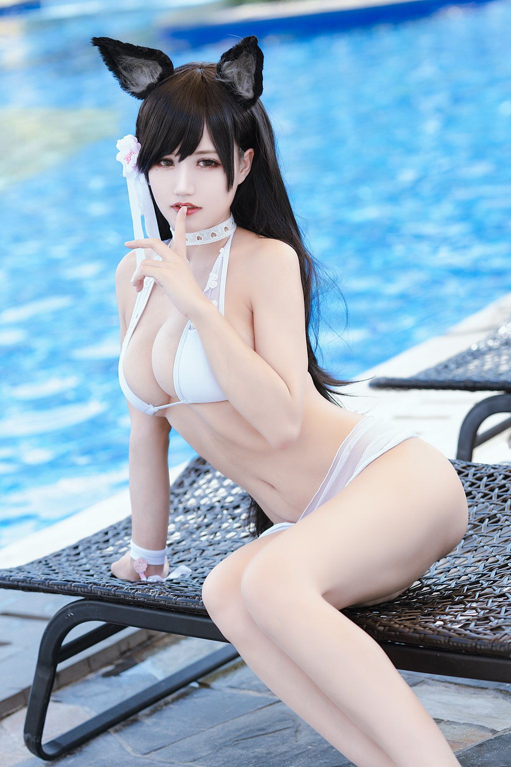 人气Coser@小仓千代 舰长爱宕泳装 [22P/138MB] 网红写真-第1张