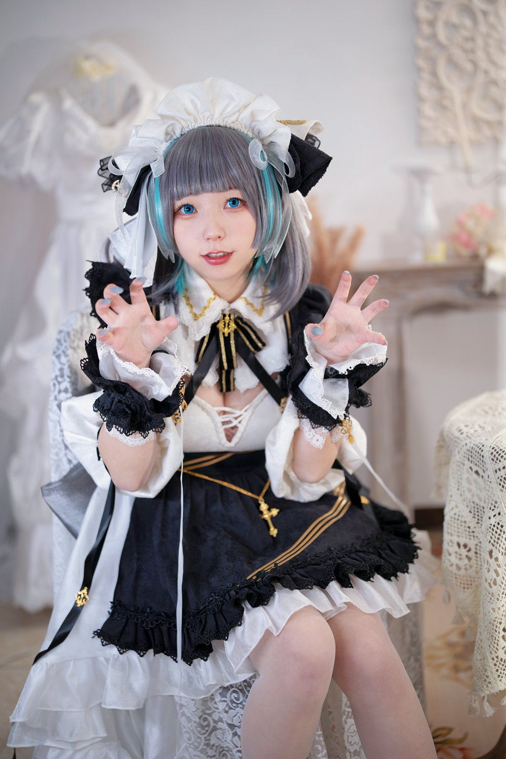 网紅Coser@花铃 柴郡 [14P/120MB] 网红写真-第4张