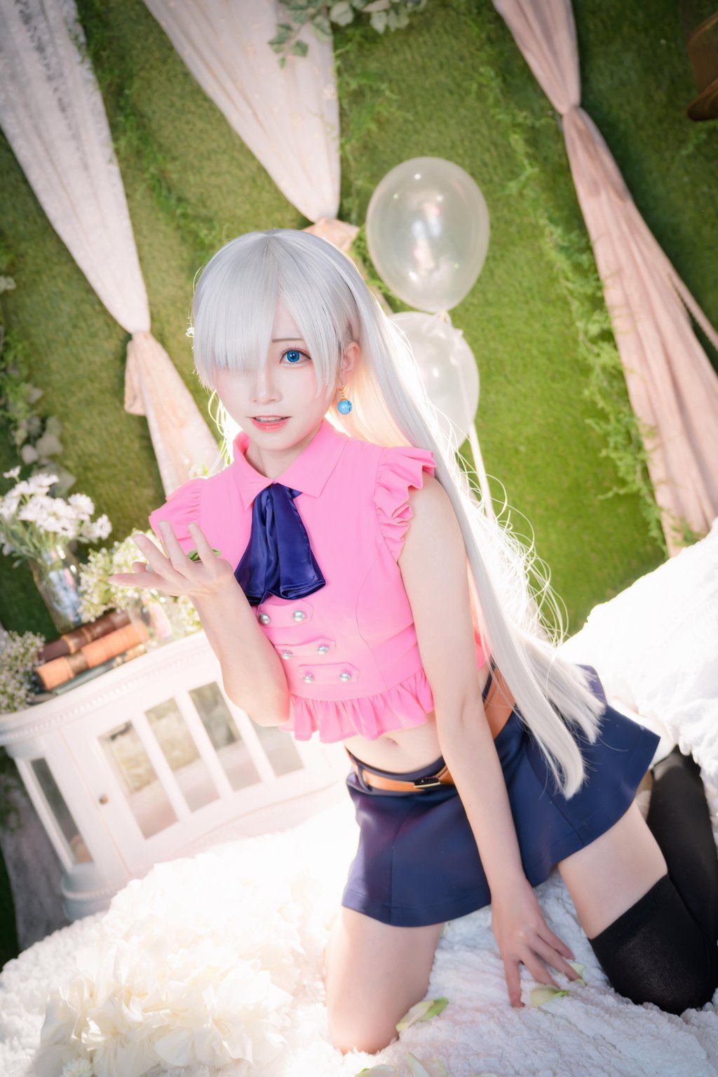 人气Coser@Kitaro_绮太郎 NO.70.Kitaro_绮太郎 七大罪 伊丽莎白[24P-44MB] 网红写真-第3张