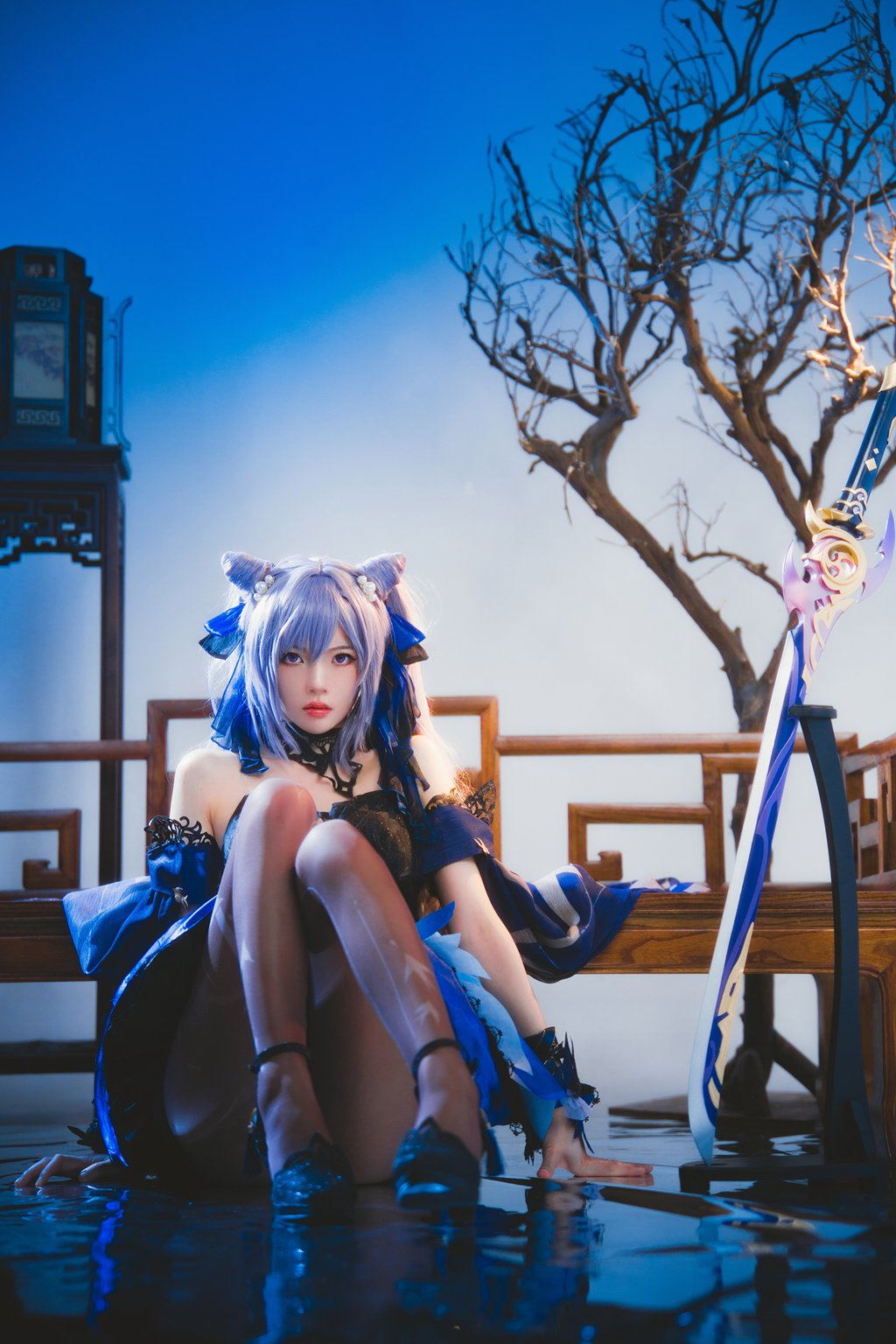 人气Coser@桜桃喵 刻晴 [29P/317MB] 网红写真-第3张