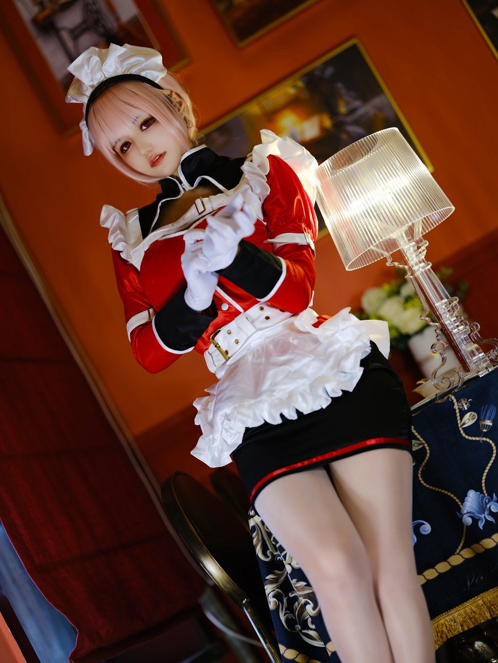 人气Coser@小仓千代w NO.037 – 南丁女仆[22P-65M] 网红写真-第3张