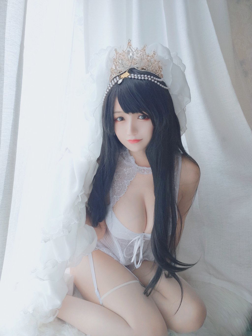 人气Coser@小仓千代w NO.032 – 可可爱爱花嫁 [32P-107MB] 网红写真-第2张