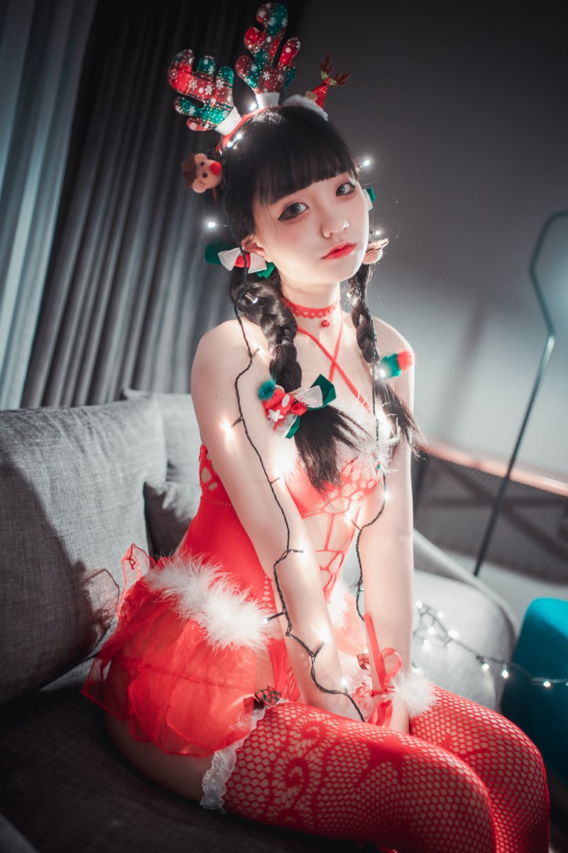 韩国摄影[DJAWA] NO.039 Jenny – Christmas Special 2020 [81P/1.23GB] 其它写真-第1张