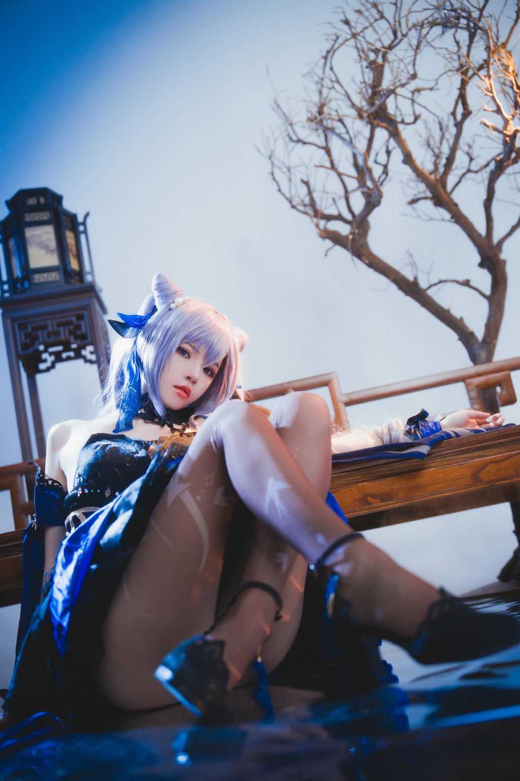 人气Coser@桜桃喵 刻晴 [29P/317MB] 网红写真-第1张