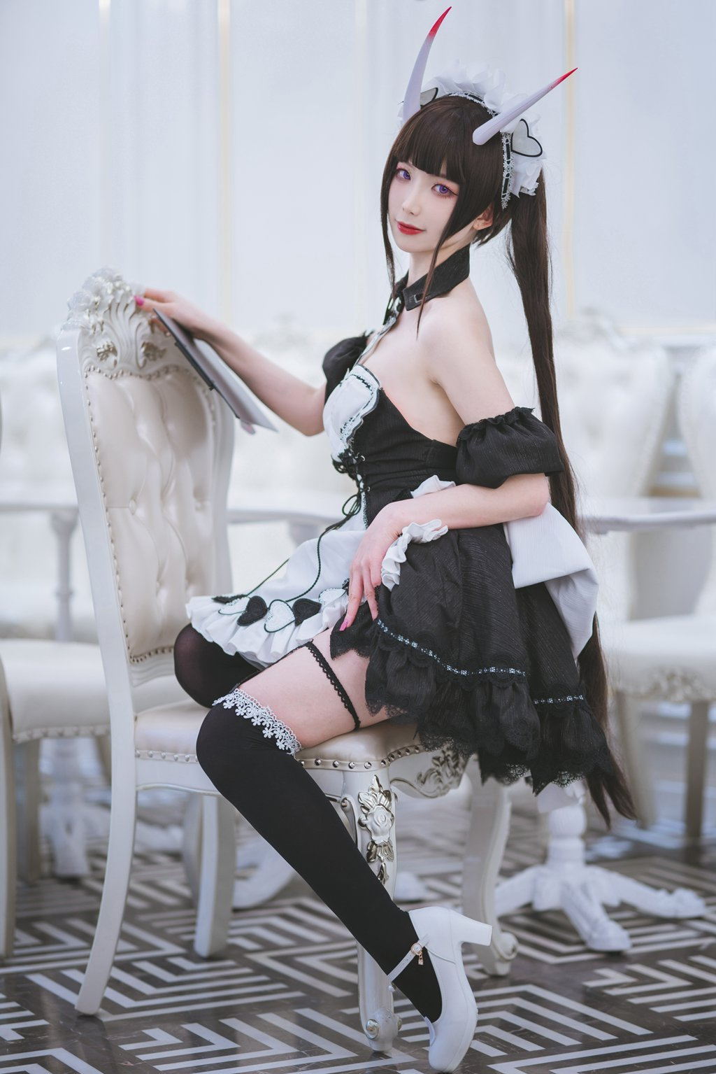 网紅Coser@封疆疆v 能代女仆 [36P/486MB] 网红写真-第1张