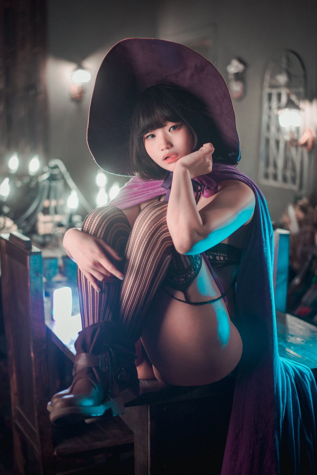 韩国摄影[DJAWA] NO.056 Mimmi – Witch’s Witchcraft [76P/810MB] 其它写真-第1张