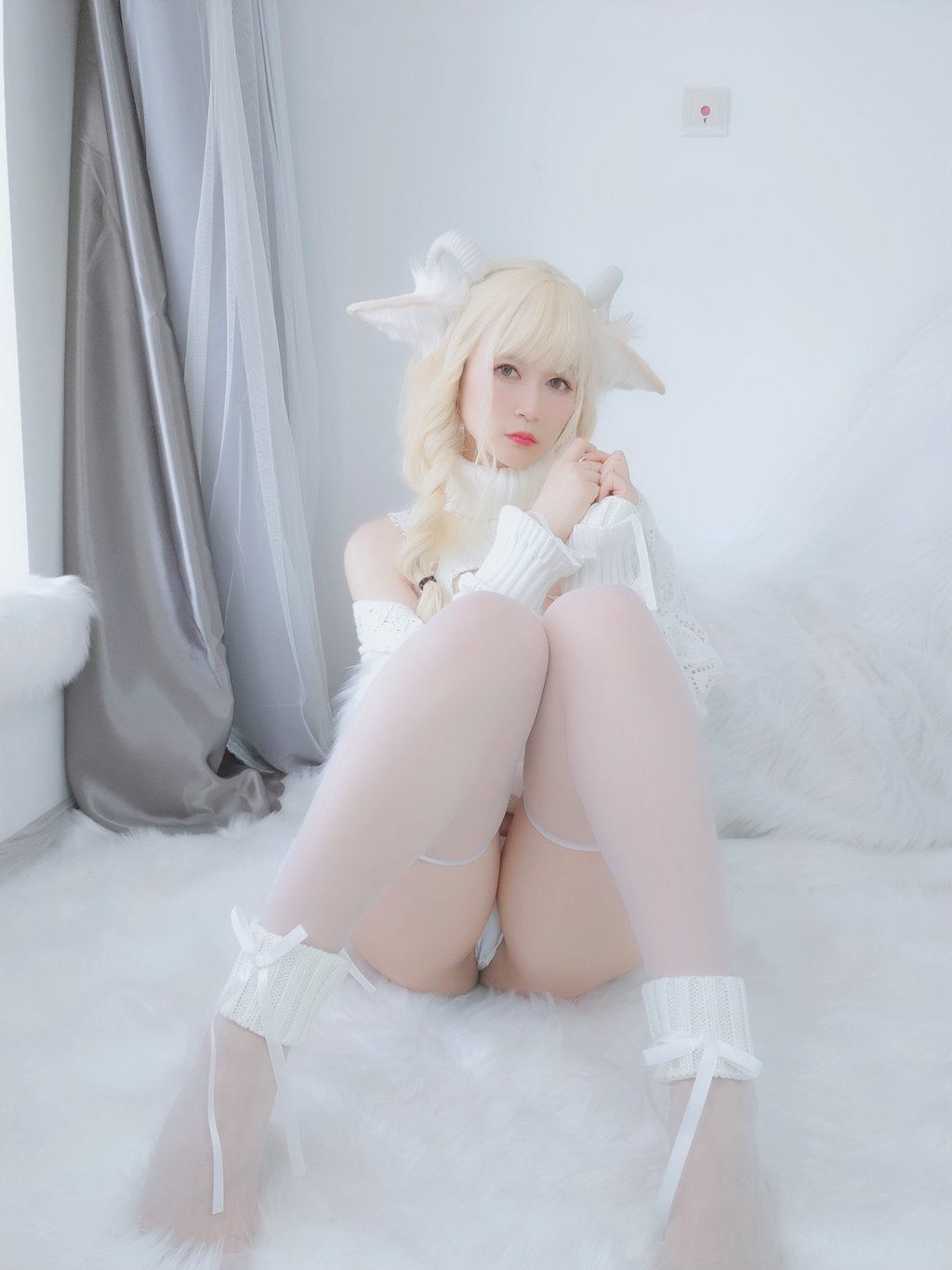 人气动漫Coser@白银81_ 小白羊 [133P9V775MB] 网红写真-第4张