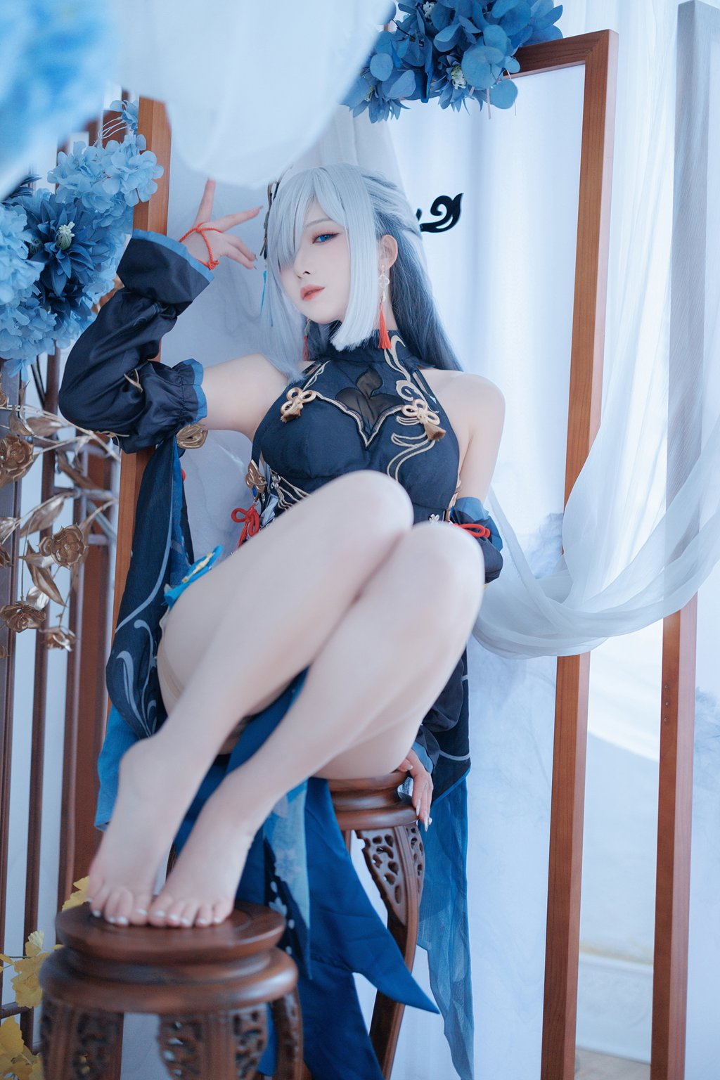 网紅Coser@封疆疆v 申鹤海灯节 [40P/399MB] 网红写真-第4张