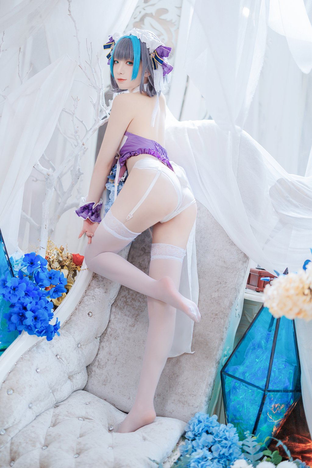 网紅Coser@封疆疆v 柴郡 [38P/334MB] 网红写真-第4张