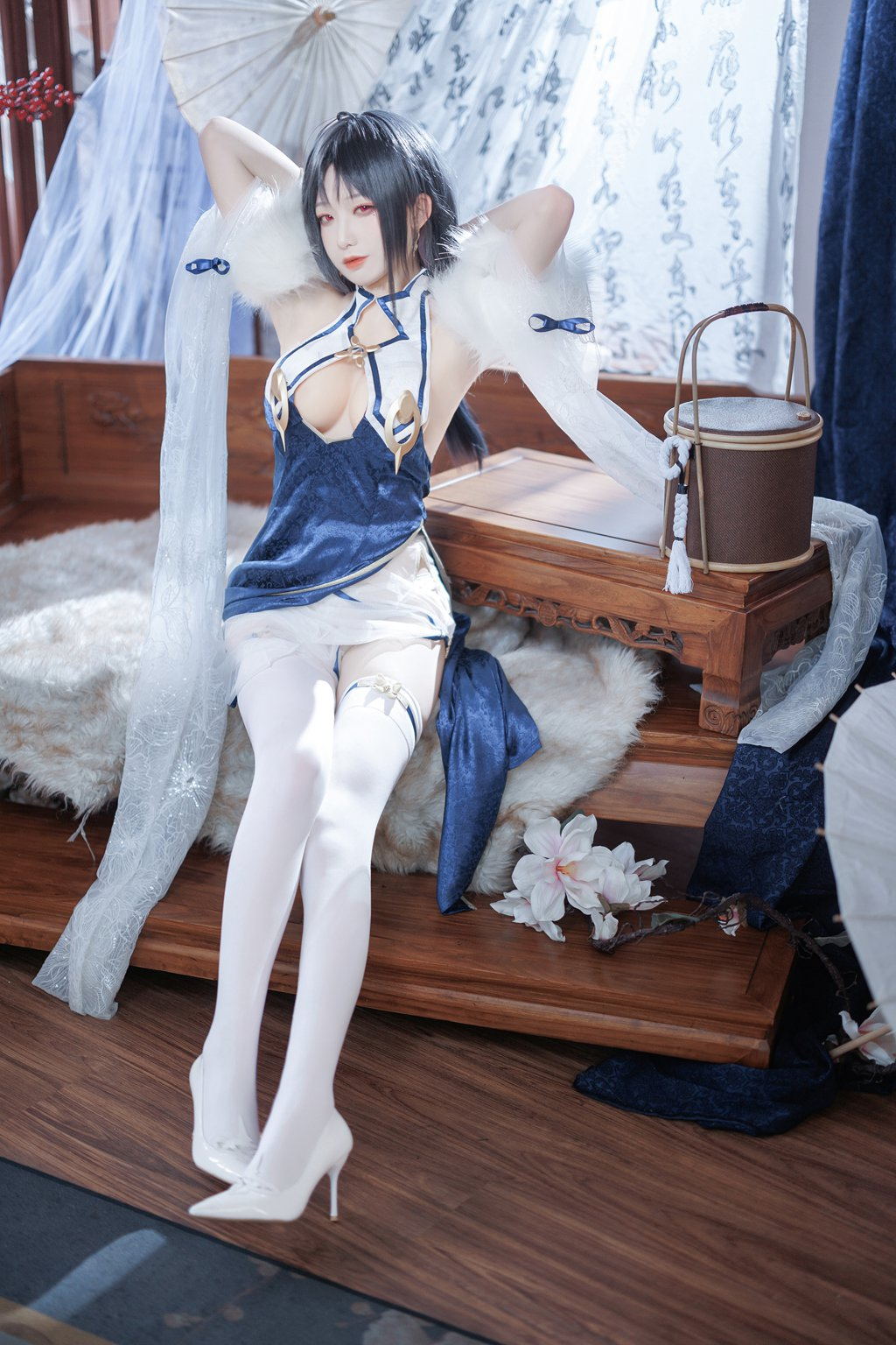 网紅Coser@封疆疆v 定安旗袍 [37P/336MB] 网红写真-第4张