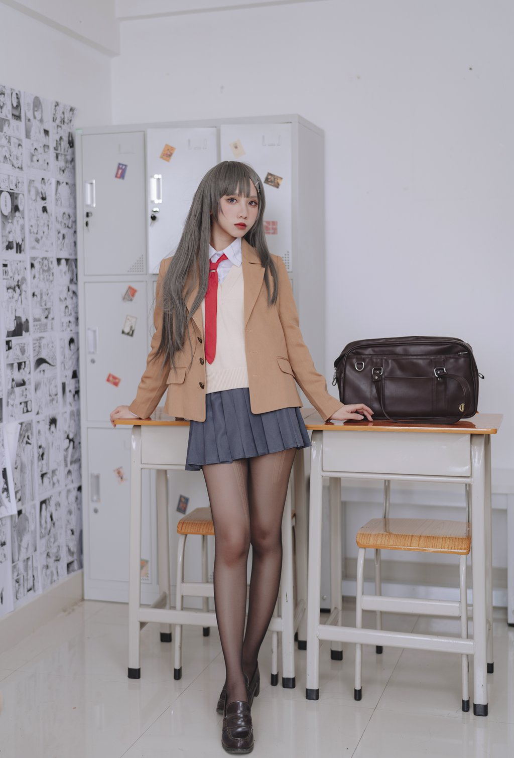 网紅Coser@果咩酱w – 麻衣校服 [30P/402MB] 网红写真-第4张