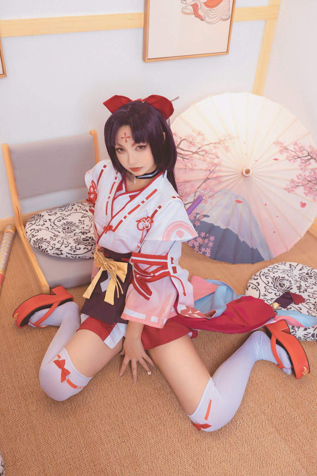 网紅Coser@神楽板真冬 – 妖刀姬[75P/237MB] 网红写真-第3张