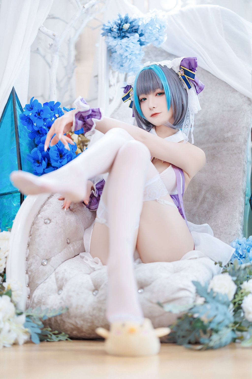 网紅Coser@封疆疆v 柴郡 [38P/334MB] 网红写真-第2张