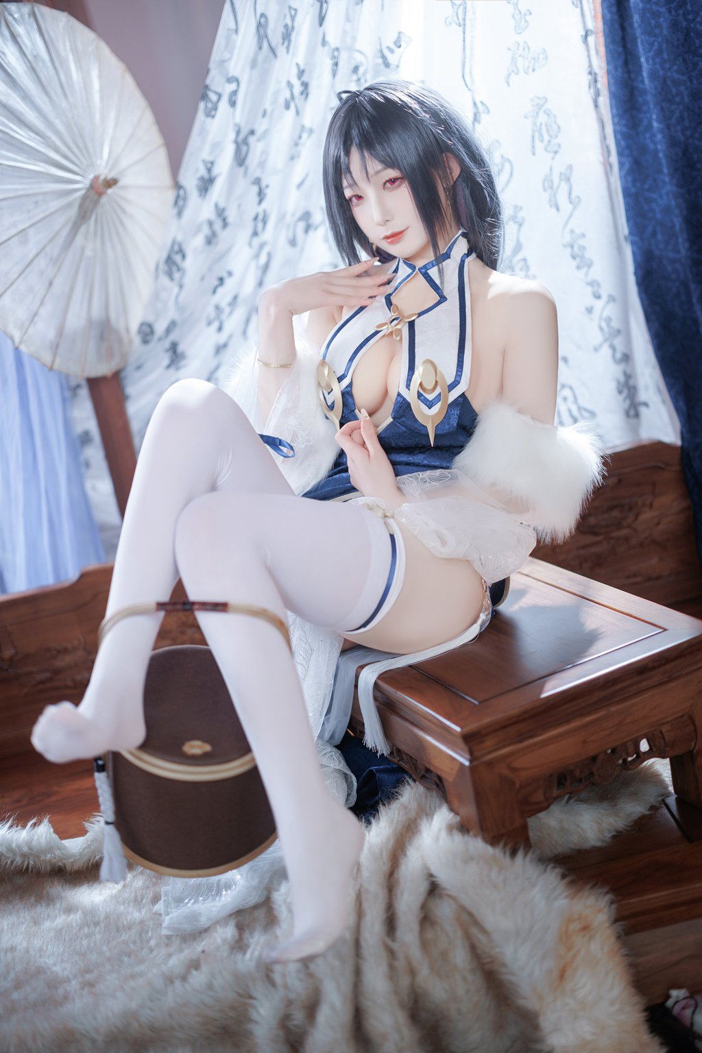 网紅Coser@封疆疆v 定安旗袍 [37P/336MB] 网红写真-第2张