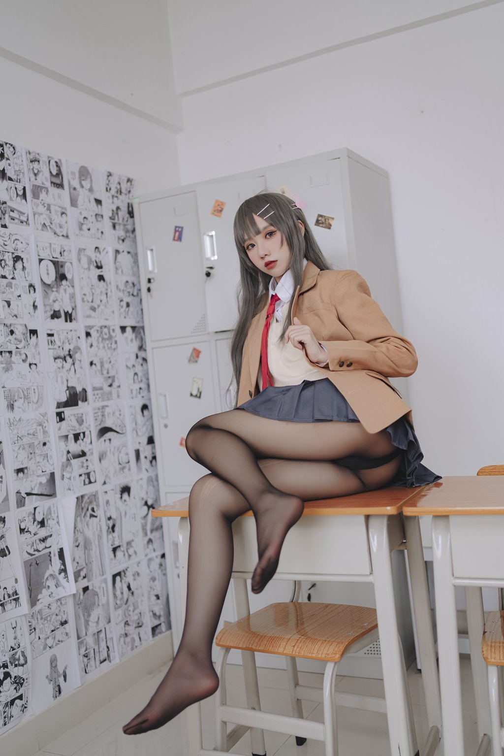 网紅Coser@果咩酱w – 麻衣校服 [30P/402MB] 网红写真-第2张