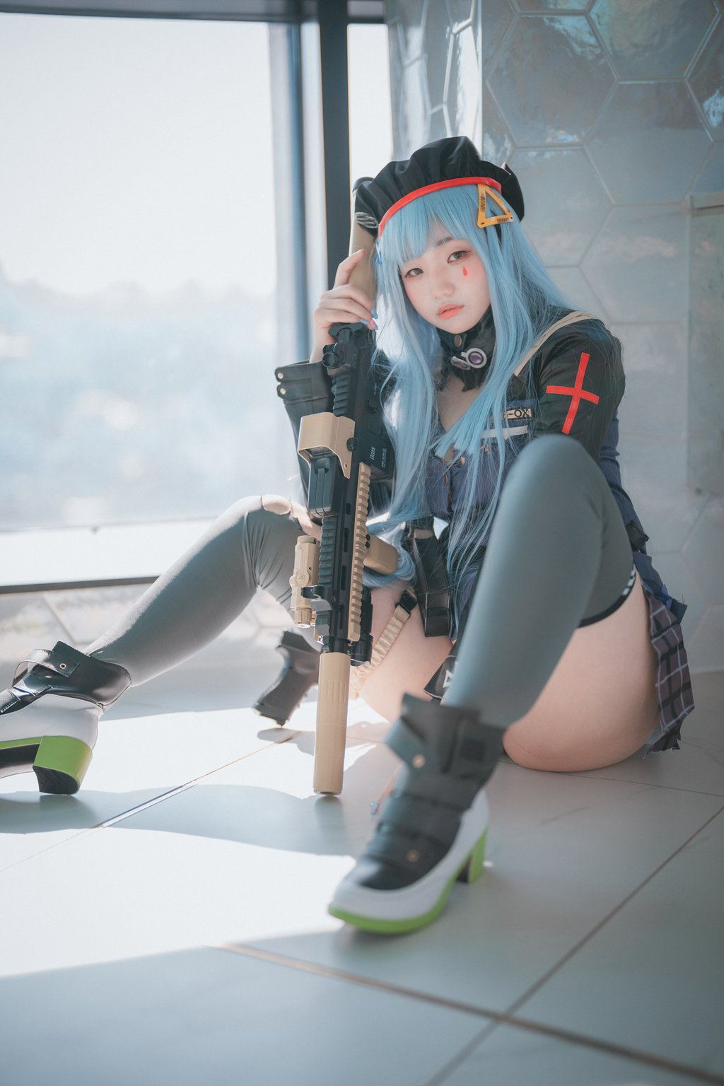 韩模写真@[DJAWA] NO.092 Mimmi – HK416 (Girls’ Frontline) [244P/4.41G] 其它写真-第1张