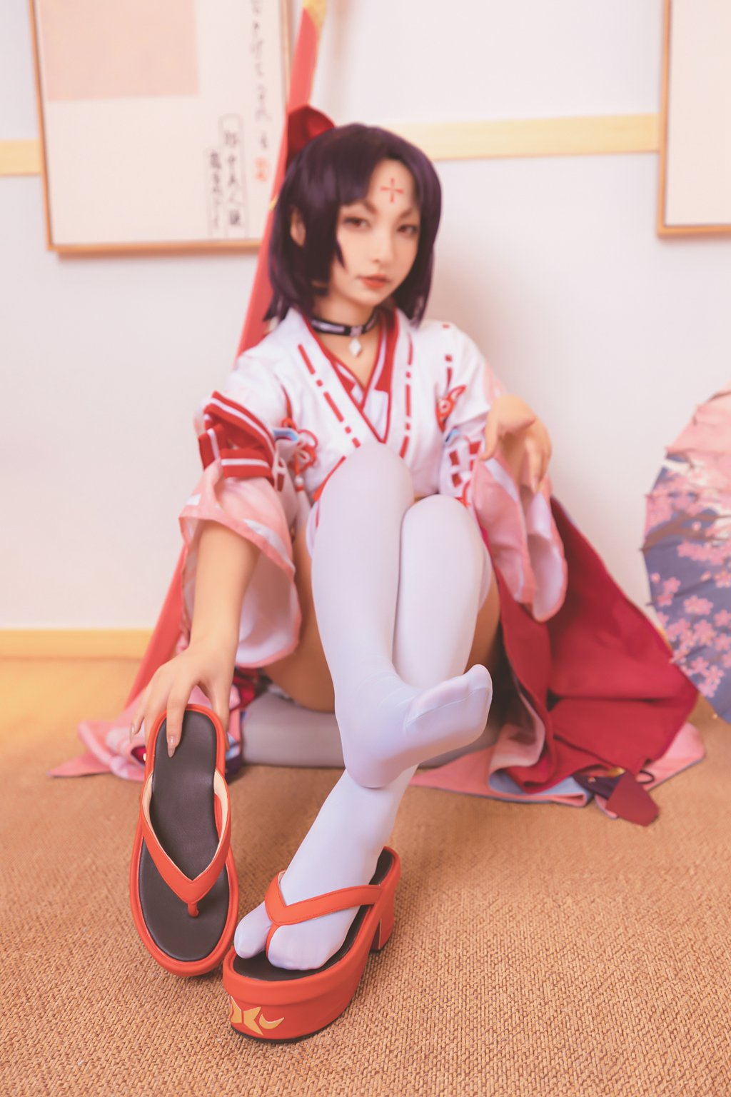 网紅Coser@神楽板真冬 – 妖刀姬[75P/237MB] 网红写真-第1张