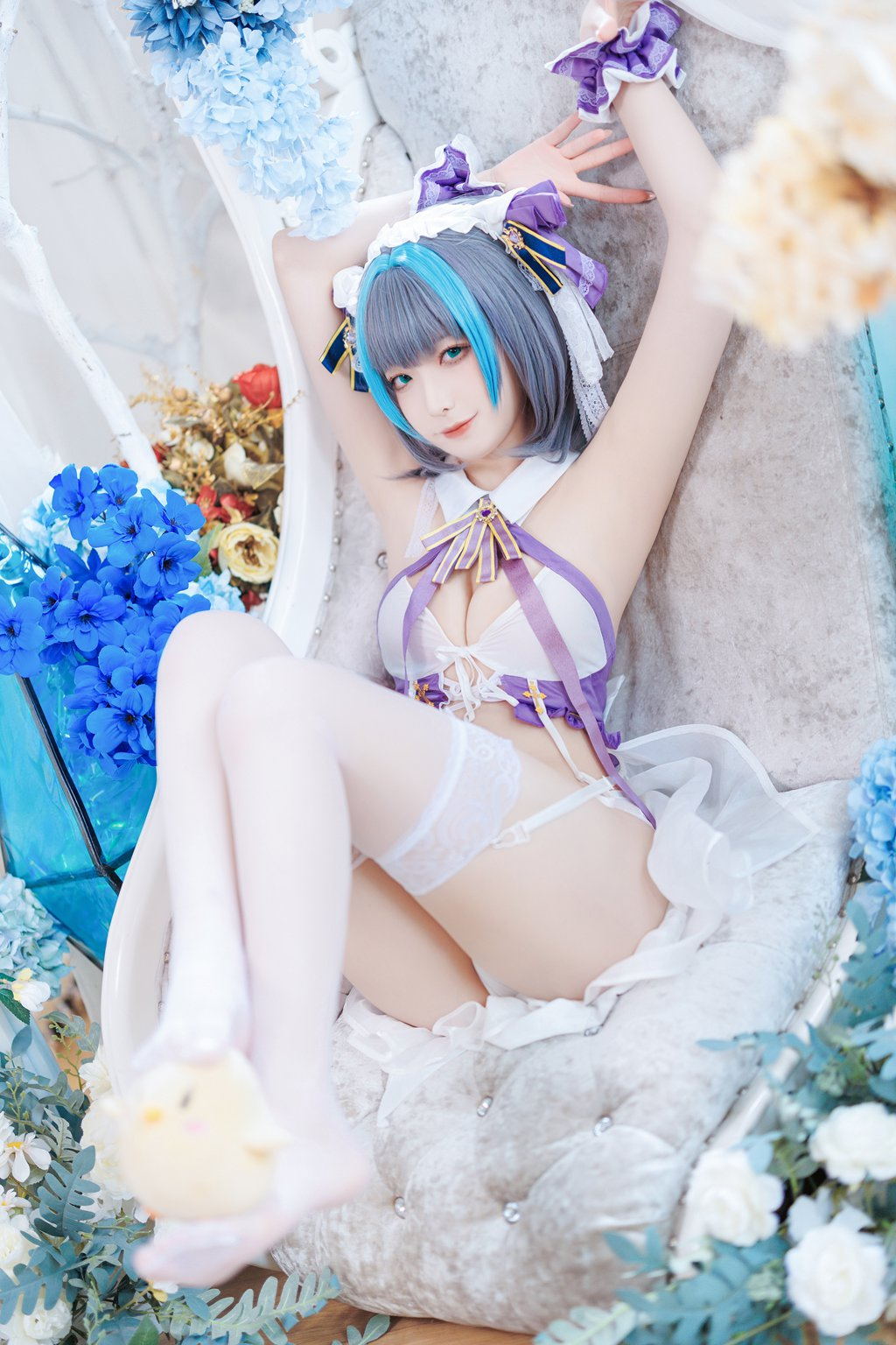 网紅Coser@封疆疆v 柴郡 [38P/334MB] 网红写真-第1张