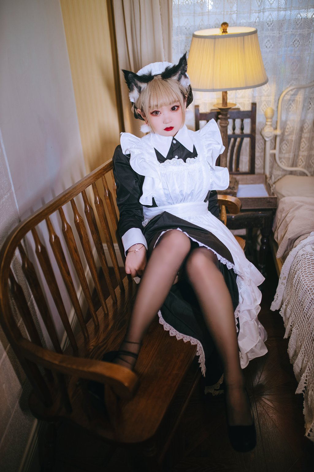 网紅Coser@-桃夭葵- 猫女仆 [15P/238MB] 网红写真-第1张