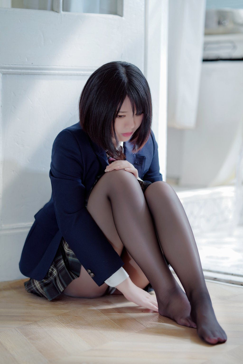 微博人气Coser@半半子 – 彼女の制服姿が好き[54P/84MB] 网红写真-第4张