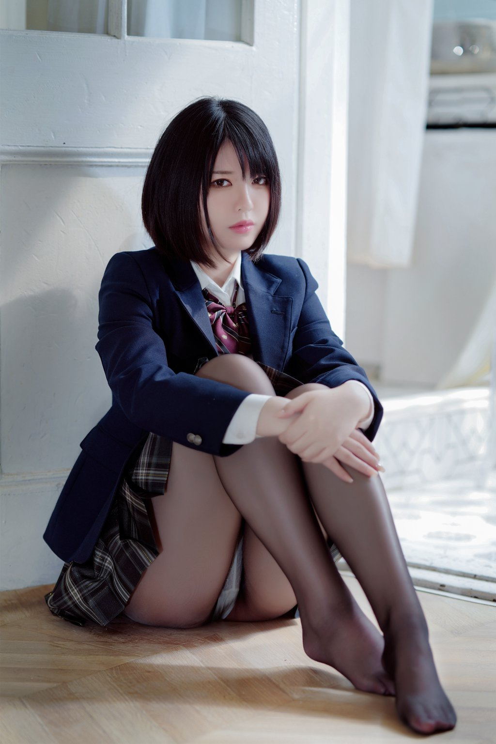 微博人气Coser@半半子 – 彼女の制服姿が好き[54P/84MB] 网红写真-第3张