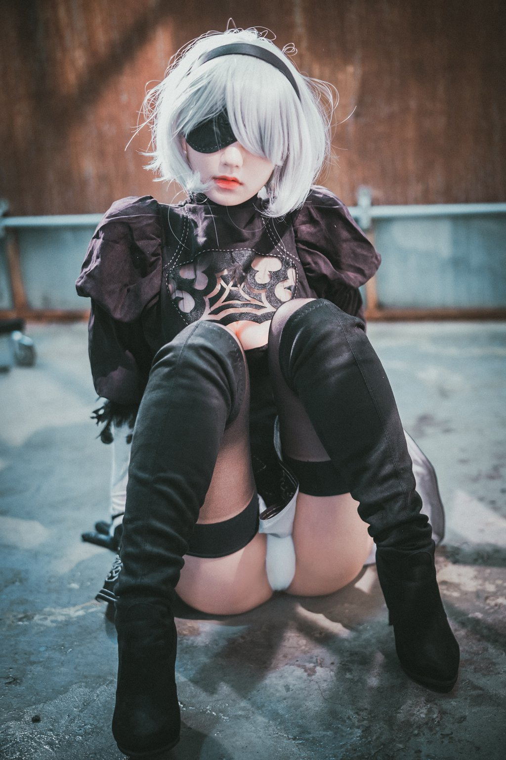 韩模写真@[DJAWA] NO.116 Jenny – 2B (Nier_Automata) [47P/427MB] 其它写真-第3张