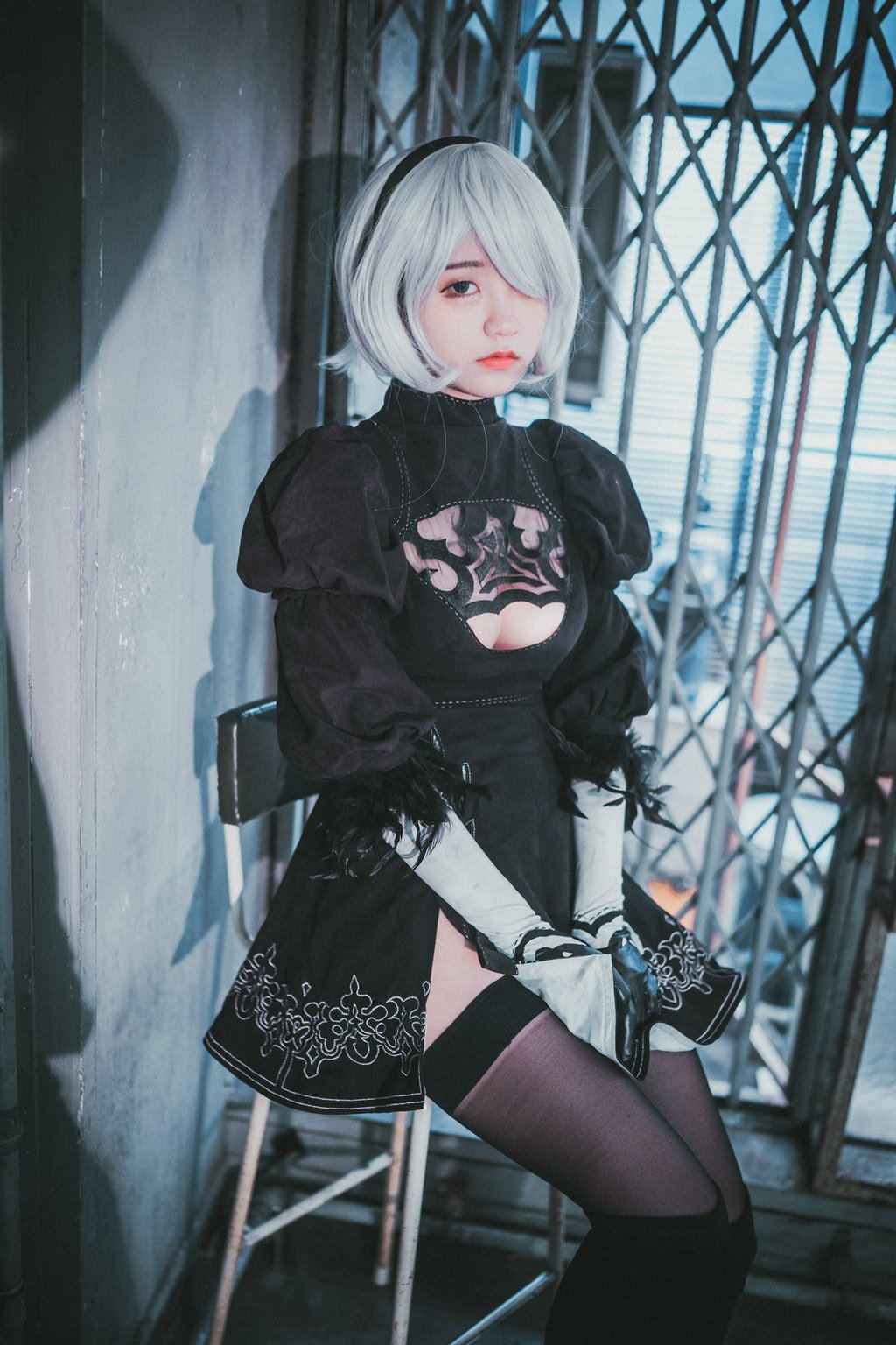 韩模写真@[DJAWA] NO.116 Jenny – 2B (Nier_Automata) [47P/427MB] 其它写真-第1张