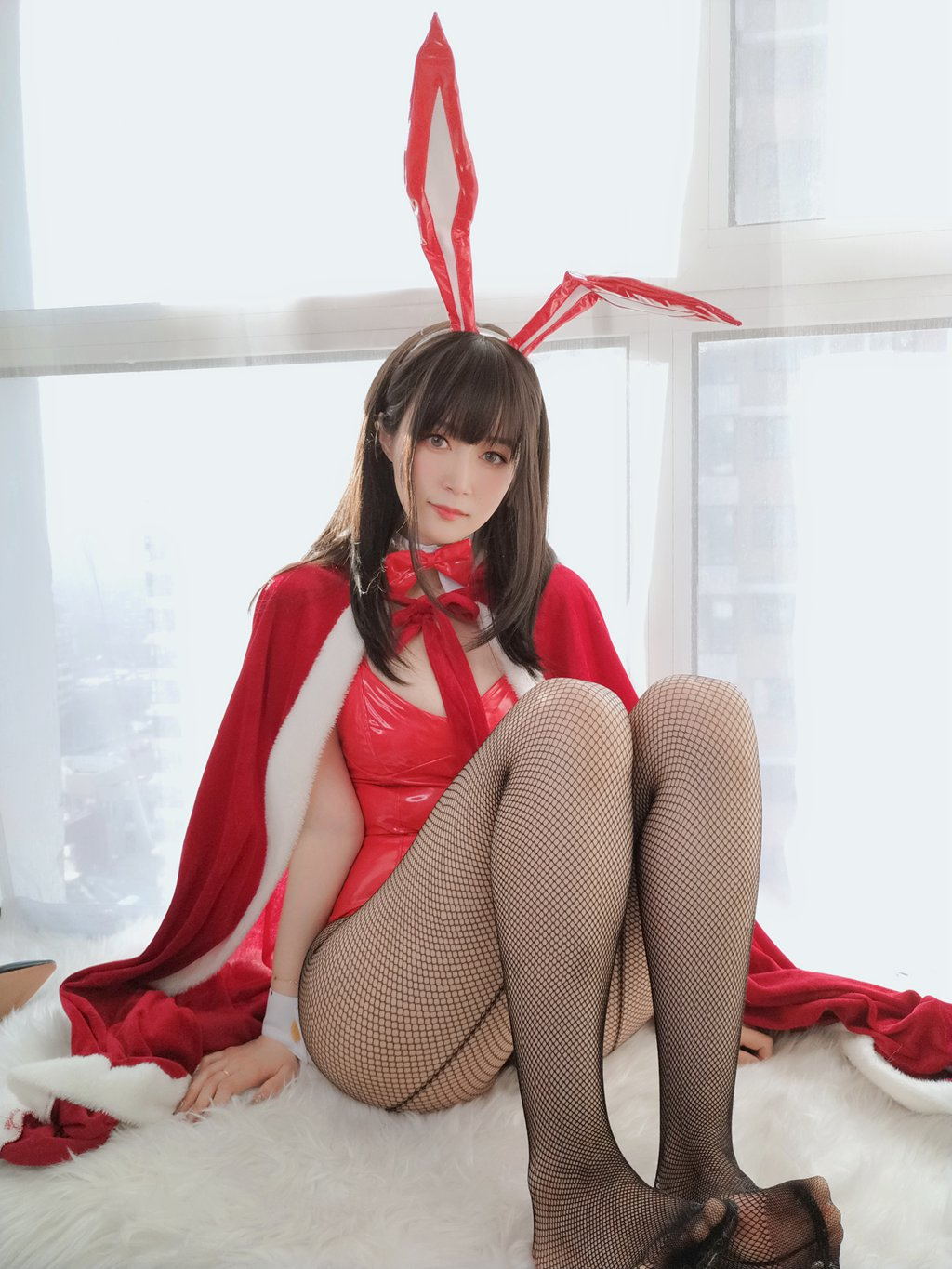 人气动漫Coser@白银81_ 圣诞兔女郎 [103P/6V/616MB] 网红写真-第1张