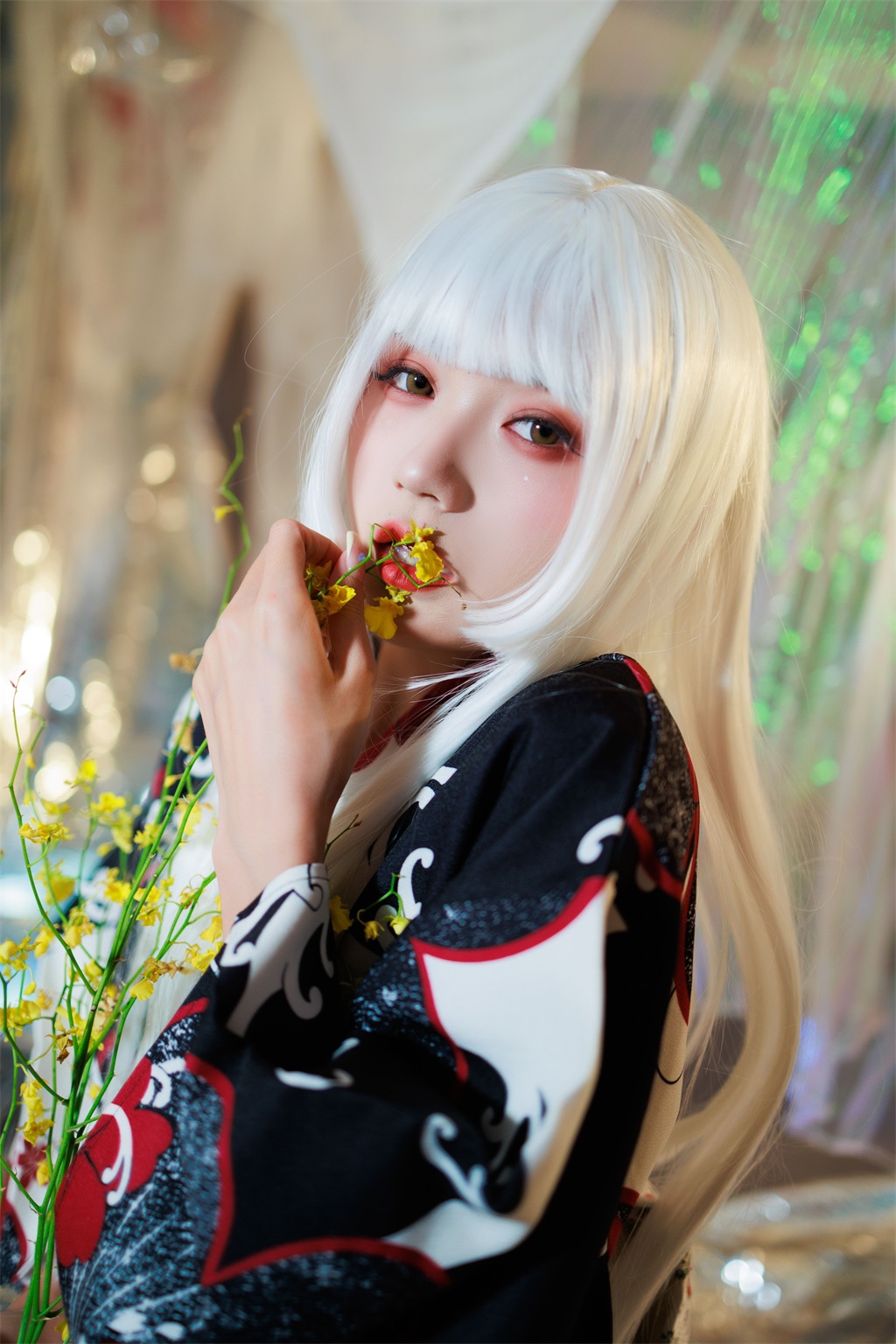 人气Coser@兔子Zzz不吃胡萝卜 白发姬 [42P/518MB] 网红写真-第4张